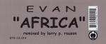 Evan - Africa - Dance Tracks - UK Garage