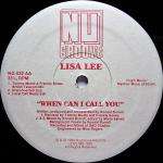 Lisa Lee - When Can I Call You? - Nu Groove - US House