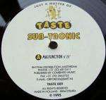 Sub-Tronic - Malfunction - Taste Recordings - Tech House