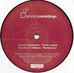 Resonance  & CJ Williams - Poetic Justice / Rendezvous - Simplicity Recordings - US House