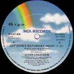 Oliver Cheatham - Get Down Saturday Night / Something About You - MCA Records Ltd. - Disco