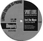 Spirit Level & Slide Five - Feel The Music / Outerspace - Ubiquity Records - Future Jazz
