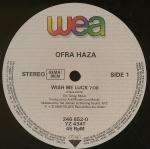 Ofra Haza - Wish Me Luck - WEA - Synth Pop
